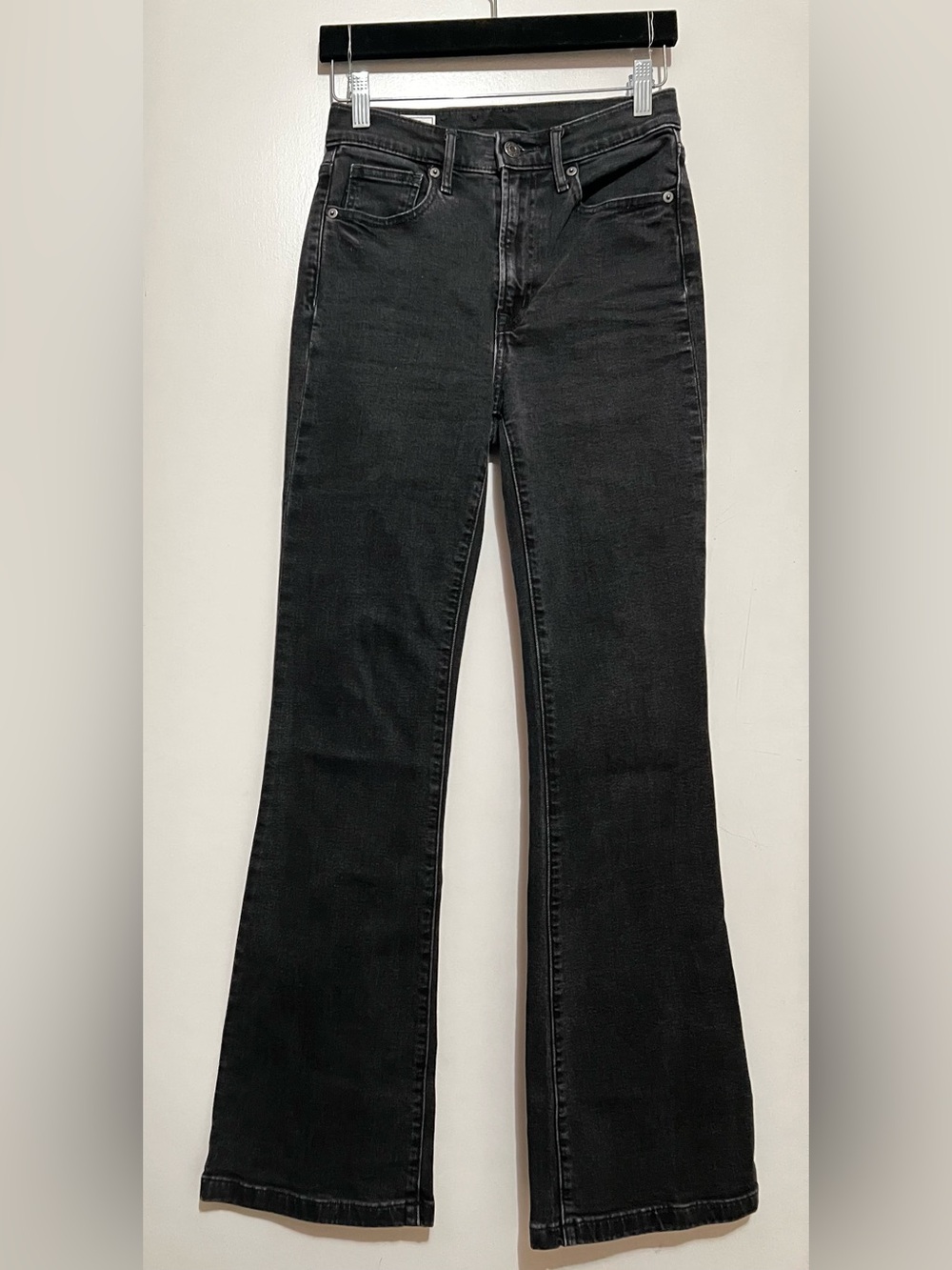 GAP Flare High Rise Jeans in Black